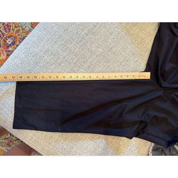 Lands' End Women's Black Fit 3 Chinos Crop Pants Pockets Sz 8P - Picture 8 of 12